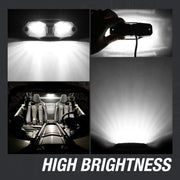 For UTV ATV Polaris RZR Golf Cart Motorcycle LED Guard Bar Light