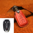 For Chevrolet Car Cowhide Leather Key Protective Cover Key Case, Five Keys Version (Red) - Car Key Cases by PMC Jewellery | Online Shopping South Africa | PMC Jewellery | Buy Now Pay Later Mobicred