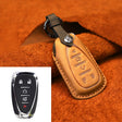 For Chevrolet Car Cowhide Leather Key Protective Cover Key Case, Five Keys Version (Brown) - Car Key Cases by PMC Jewellery | Online Shopping South Africa | PMC Jewellery | Buy Now Pay Later Mobicred