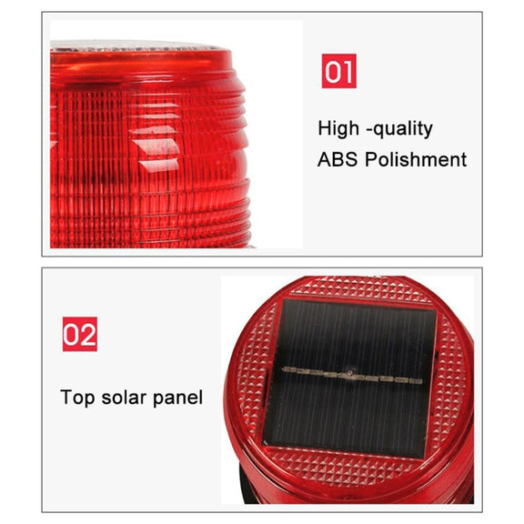 Car Solar Charging Warning Light (White)