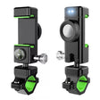 Bicycle / Motorcycle Anti-theft Anti-take Off Mobile Phone Holder with Light (Green) - free shipping - PMC TechLife - Order now!