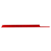 For Honda CRV 2007-2011 Carbon Fiber Car Co-pilot Center Control Trim Decorative Sticker,Left Drive (Red)