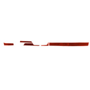 Car Carbon Fiber Center Control Decorative Sticker for Chevrolet Camaro 2017-2019, Left Drive (Red)