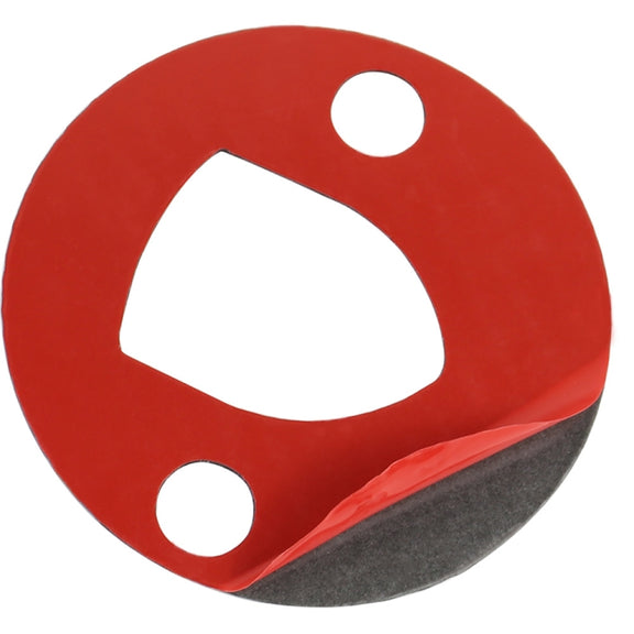 Car Carbon Fiber Steering Wheel Decorative Sticker for Porsche Macan 2014-2021, Left and Right Drive Universal (Red)