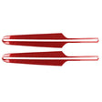 Car Carbon Fiber Door Panel Decorative Sticker for Porsche Macan 2014-2021, Left and Right Drive Universal (Red) - free shipping - PMC TechLife - Order now!