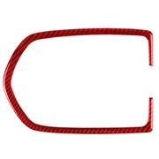 Car Carbon Fiber Dome Light Panel Decorative Sticker for Porsche Macan 2014-2021, Left and Right Drive Universal(Red)