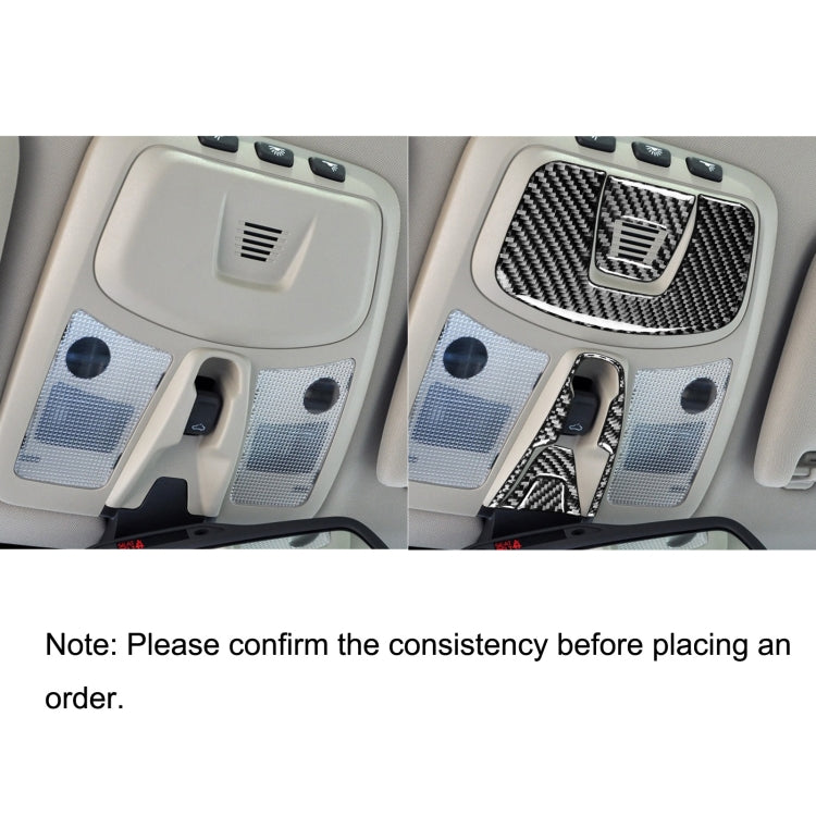 Car Carbon Fiber Reading Light B Decorative Sticker for Volvo XC90 2003-2014, Left and Right Drive Universal
