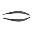 2 PCS / Set Carbon Fiber Car Lamp Eyebrow Decorative Sticker for Infiniti Q50 2014-2019, Drop Glue Version - Lamp Decoration by PMC TechLife | Online Shopping South Africa | PMC TechLife | Buy Now Pay Later Mobicred