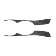2 PCS / Set Carbon Fiber Car Lamp Eyebrow Decorative Sticker for Lexus IS300/IS200/RS200/ALTezza 1998-2005, Drop Glue Version