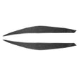 2 PCS / Set Carbon Fiber Car Lamp Eyebrow Decorative Sticker for BMW E71/X6 2008-2014, Drop Glue Version - Lamp Decoration by PMC TechLife | Online Shopping South Africa | PMC TechLife | Buy Now Pay Later Mobicred