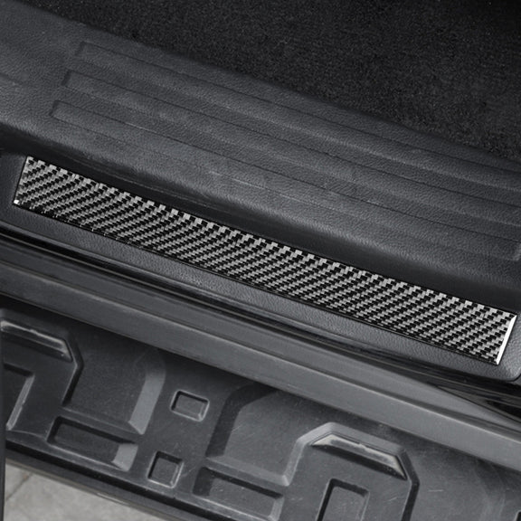 4 PCS / Set Carbon Fiber Car Outer Threshold Decorative Sticker for Toyota 4Runner 2010-2020