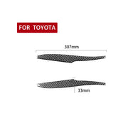 2 PCS / Set Carbon Fiber Car Rearview Mirror Decorative Sticker for Toyota 4Runner 2010-2020
