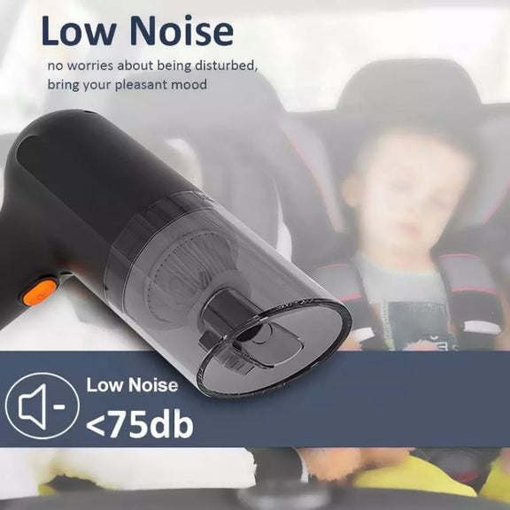 Car Portable Handheld Powerful Vacuum Cleaner Style: Wired(Green)