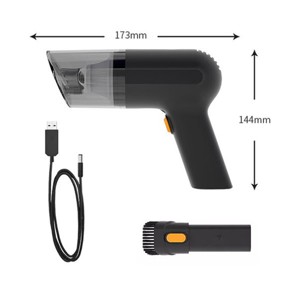 Car Portable Handheld Powerful Vacuum Cleaner Style: Wireless (Green)