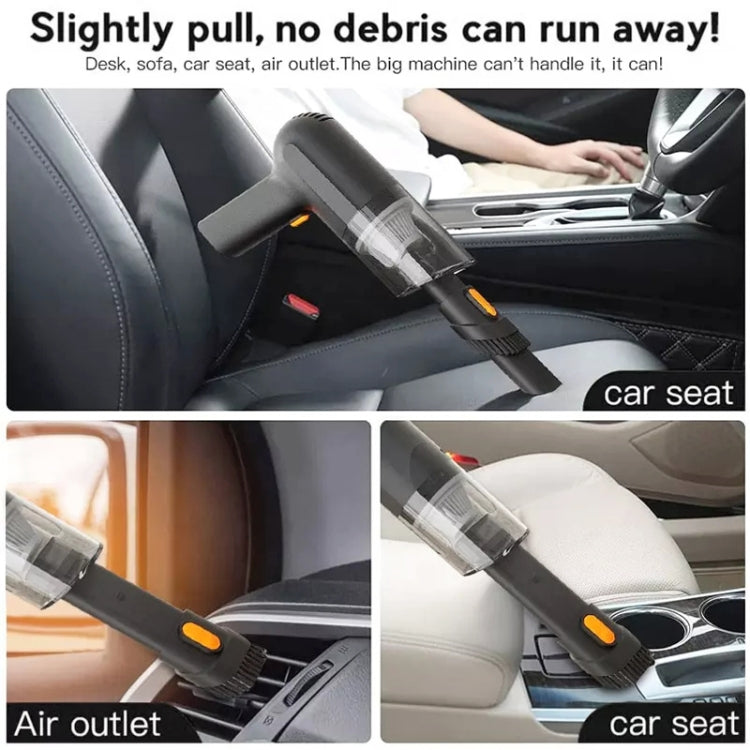 Car Portable Handheld Powerful Vacuum Cleaner Style: Wireless (Green)