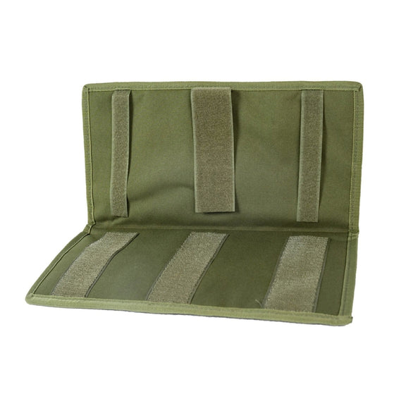Car Sun Visor Storage Bag Glasses Frame Bill Clip (Army Green)