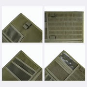 Car Sun Visor Storage Bag Glasses Frame Bill Clip (Army Green)