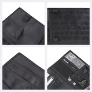 Car Sun Visor Storage Bag Glasses Frame Bill Clip (Black)
