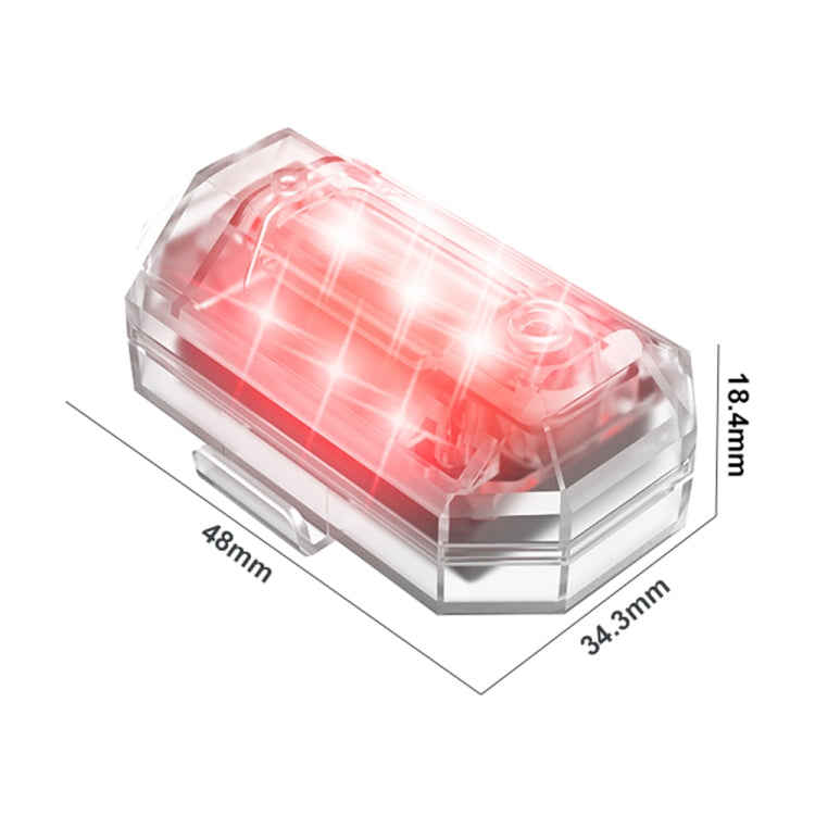 Motorcycle Super Water-resistant Multi-Mode Strobe Light with Wireless Remote Control