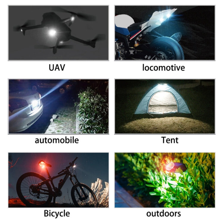 Motorcycle Super Water-resistant Multi-Mode Strobe Light with Wireless Remote Control