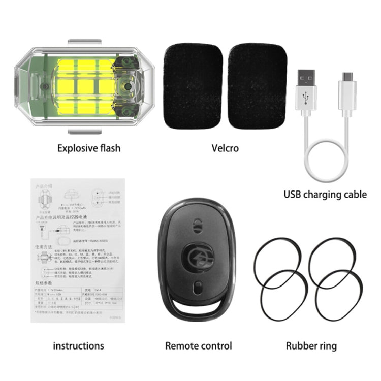 Motorcycle Super Water-resistant Multi-Mode Strobe Light with Wireless Remote Control