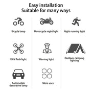 Motorcycle Super Water-resistant Multi-Mode Strobe Light with Wireless Remote Control
