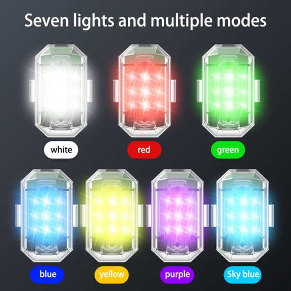 Motorcycle Super Water-resistant Multi-Mode Strobe Light with Wireless Remote Control