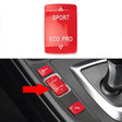 For BMW 3 Series Left Driving Car Central Control Multi-function Sport Button 6131 9252 912(Red) - Car Switches by PMC TechLife | Online Shopping South Africa | PMC TechLife | Buy Now Pay Later Mobicred