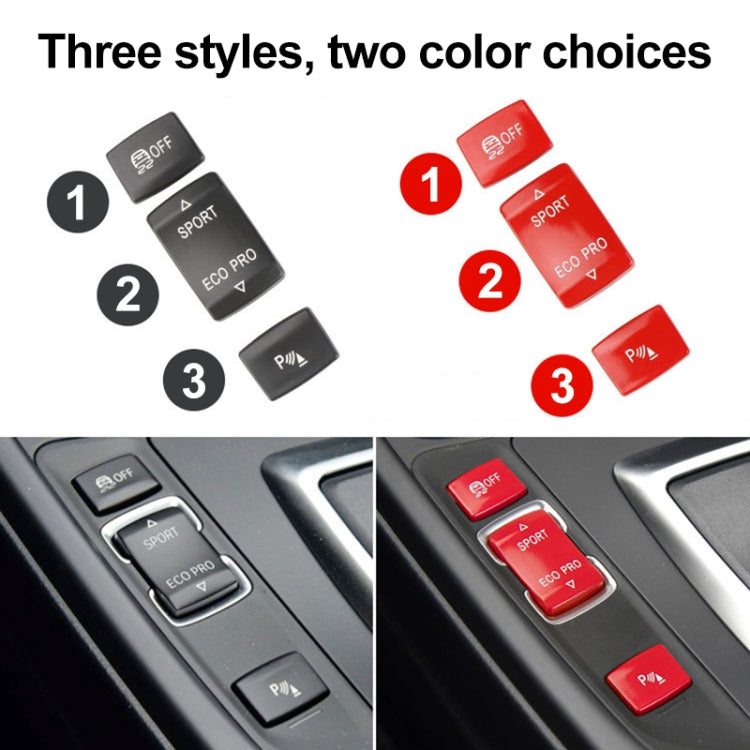 For BMW 3 Series Left Driving Car Central Control Multi-function Sport Button 6131 9252 912(Black)