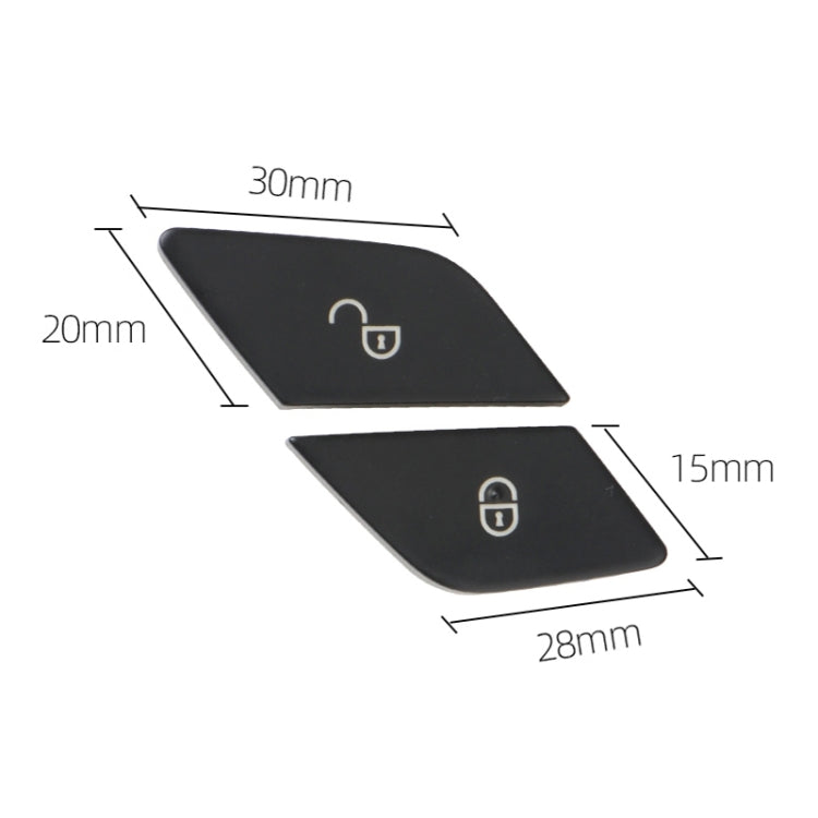 For Mercedes-Benz E-Class 2016-2021 Left Driving Car Right Side Door Lock Switch Buttons 2059055251(Red)