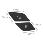 For Mercedes-Benz E-Class 2016-2021 Left Driving Car Right Side Door Lock Switch Buttons 2059055251(Red)