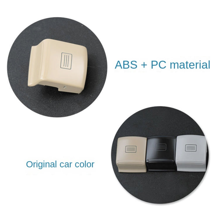 For Mercedes-Benz W221 2006-2013 Left Driving Car Sunroof Switch Button Dome Light Button(Beige)