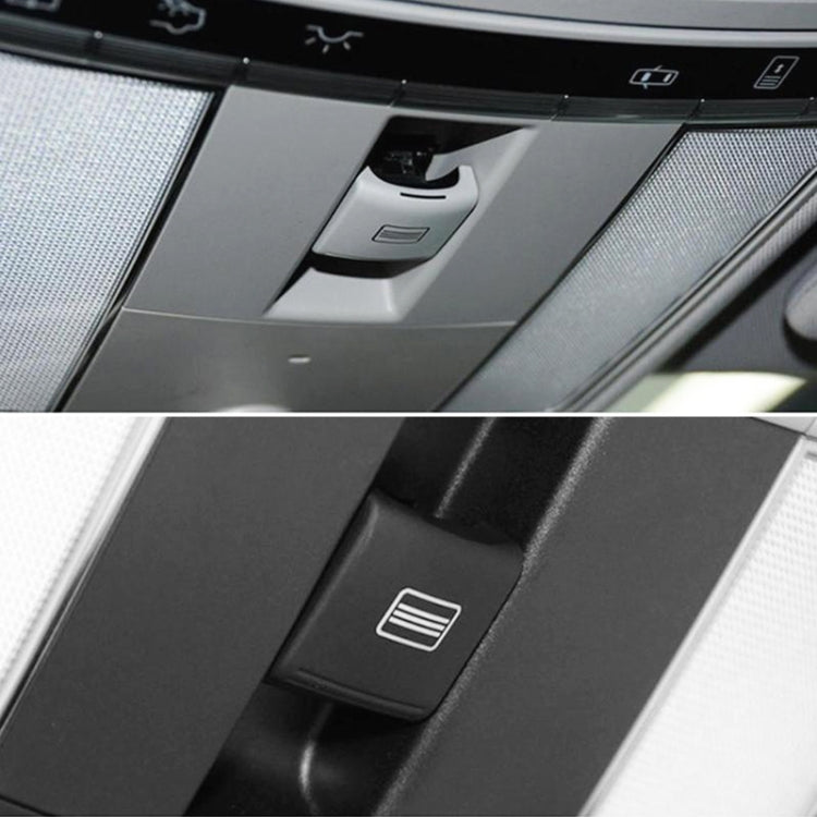 For Mercedes-Benz W221 2006-2013 Left Driving Car Sunroof Switch Button Dome Light Button(Black)