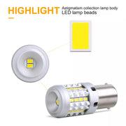 2pcs 1156 IC12-28V / 16.68W / 1.39A Car 3020EMC-26 Constant Current Wide Voltage Turn Signal Light (Yellow Light)