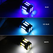 10pcs T10 DC12V / 0.96W / 0.08A Car Clearance Light 10LEDs SMD-7020 Lamp Beads (White Light)