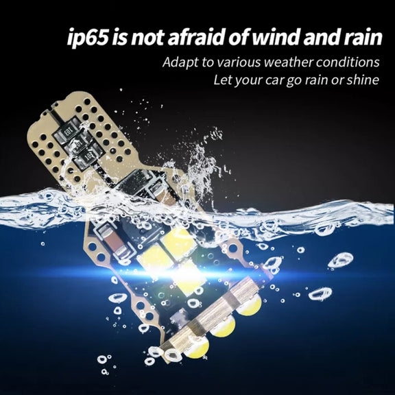 4pcs T15 DC12V / 1.5W / 0.13A / 540LM Car Decoding Reversing Light 9LEDs SMD-3030 Lamp Beads