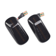 2pcs For Honda Civic 2001-2015 Car Dynamic LED Fender Side Light 34301-S5H-T02(Transparent Black)
