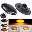 2pcs For Peugeot 1007 Car Dynamic LED Fender Side Light 817300H010 (Transparent Black) - Arrow Turn Lights by PMC TechLife | Online Shopping South Africa | PMC TechLife | Buy Now Pay Later Mobicred