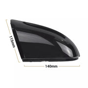 1 Pair For Dodge Ram 1500 2009-2018 Car Dynamic LED Turn Signal Light Rearview Mirror Flasher Water Blinker (Transparent Black)