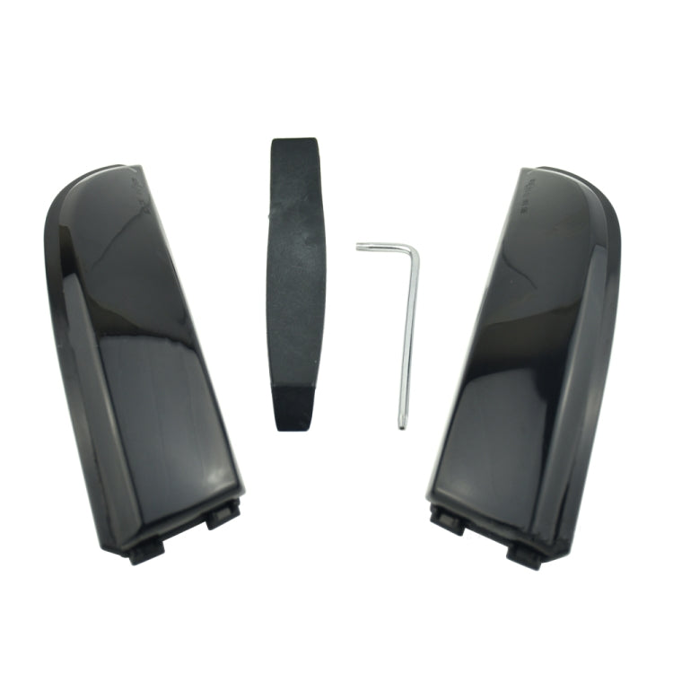 1 Pair For Ford Fiesta 2008-2017 Car Dynamic LED Turn Signal Light Rearview Mirror Flasher Water Blinker (Transparent Black)
