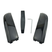 1 Pair For Ford Fiesta 2008-2017 Car Dynamic LED Turn Signal Light Rearview Mirror Flasher Water Blinker (Transparent Black)