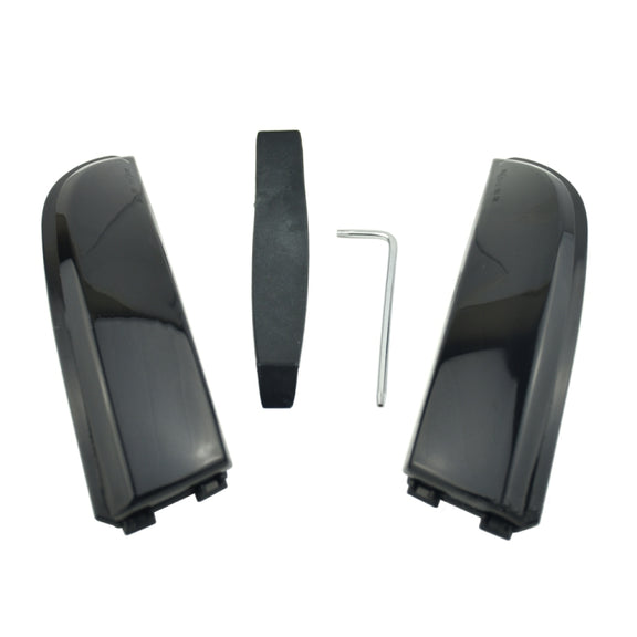 1 Pair For Ford Fiesta 2008-2017 Car Dynamic LED Turn Signal Light Rearview Mirror Flasher Water Blinker (Transparent Black)