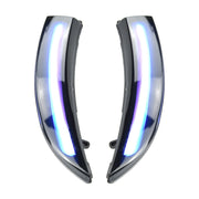 1 Pair For Ford Fiesta 2008-2017 Car Dynamic LED Turn Signal Light Rearview Mirror Flasher Water Blinker