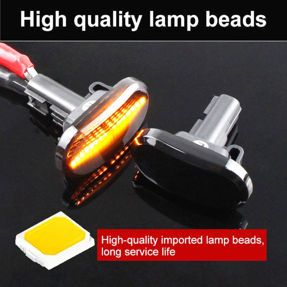 2pcs For Suzuki Jimny JB64W 2018/07- Car Dynamic LED Fender Side Light (Transparent)