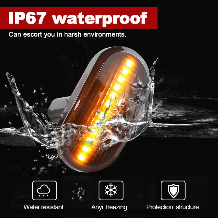 2pcs For Suzuki Jimny JB64W 2018/07- Car Dynamic LED Fender Side Light (Transparent)