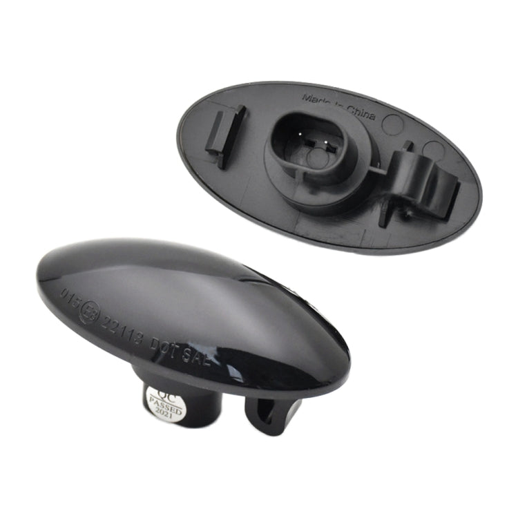 2pcs For Suzuki Grand Vitara JT 2005-2012 Car Dynamic LED Fender Side Light (Transparent Black)