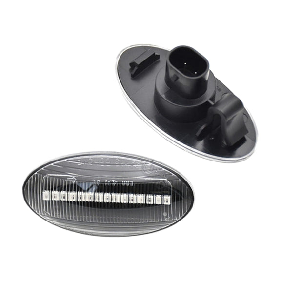 2pcs For Suzuki Grand Vitara JT 2005-2012 Car Dynamic LED Fender Side Light (Transparent)