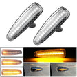 2pcs For Mitsubishi Lancer 2008-2018 Car Dynamic LED Fender Side Light (Transparent) - Arrow Turn Lights by PMC TechLife | Online Shopping South Africa | PMC TechLife | Buy Now Pay Later Mobicred