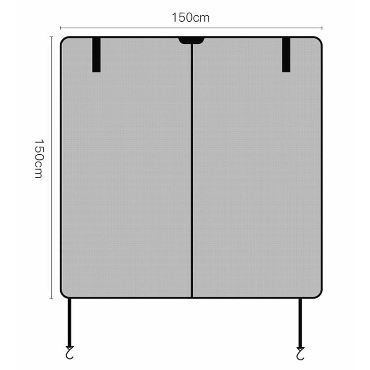 Car Tailgate Magnetic Anti-mosquito Sunshade Screen