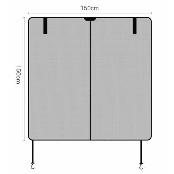 Car Tailgate Magnetic Anti-mosquito Sunshade Screen